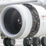 La détonation survenue dans le moteur a laissé apparaître une flamme, selon des images vidéo diffusées par le site en ligne du Blick. Les passagers ont finalement pu décoller à bord d'un avion de remplacement (photo symbolique). KEYSTONE/CHRISTIAN BEUTLER